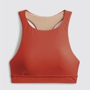 J. Crew Racerback Cutout Bikini Active Swim Athletic Top Wildfire BF160 Plus 3X